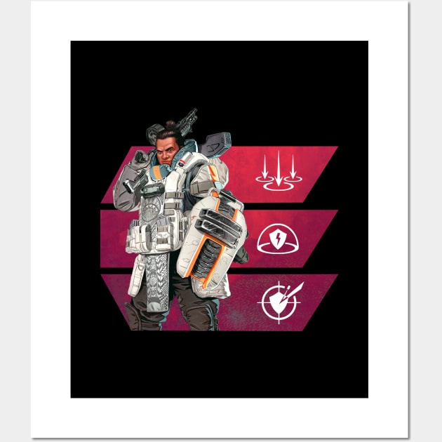 Gibraltar Apex Legends Wall Art by Paul Draw